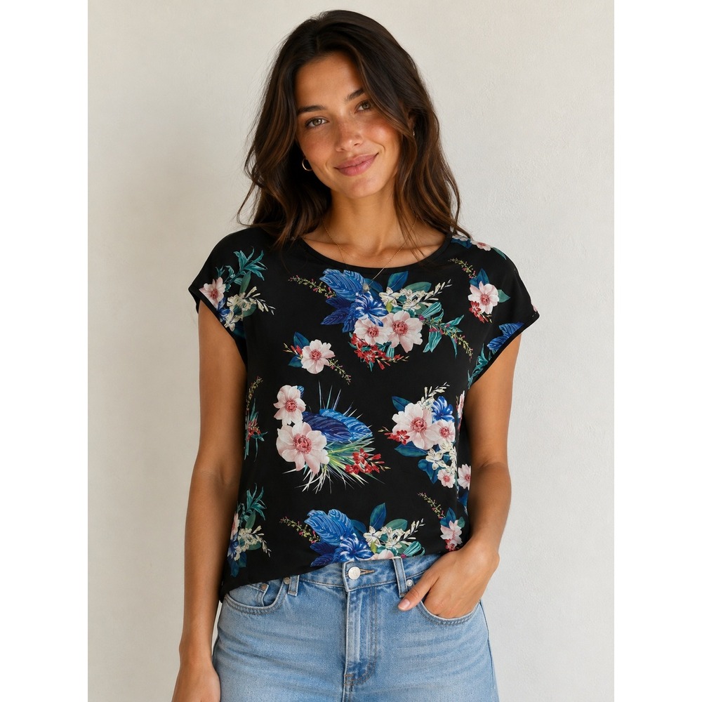 Ted Baker London Floral Blouse Summer Preppy Quiet Luxury Old Money Career Artsy
